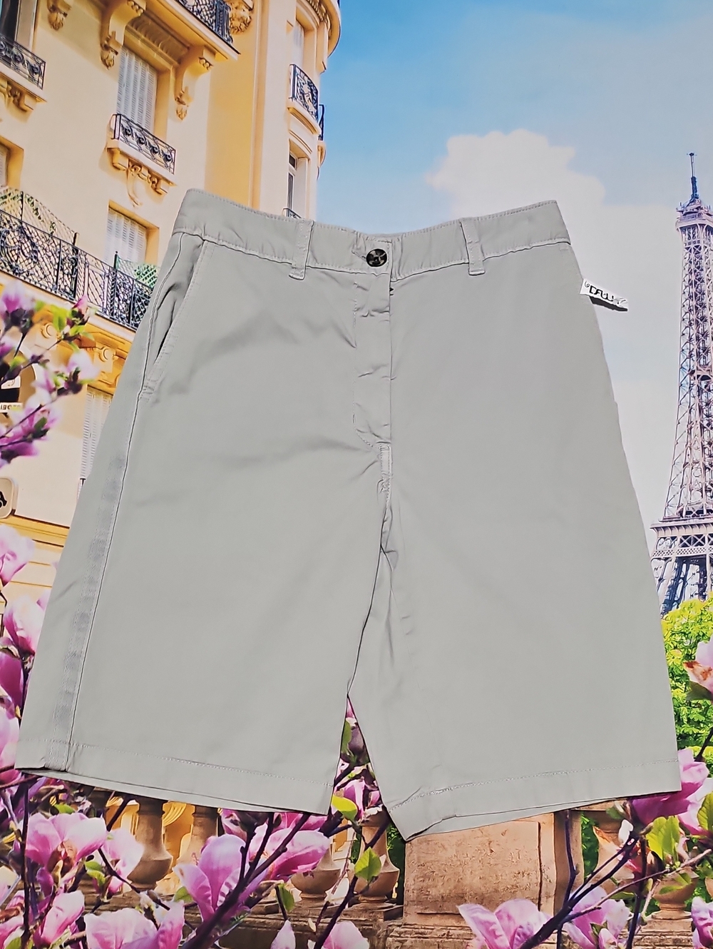 J. Crew Light Gray Chino Casual Shorts Size 6 New